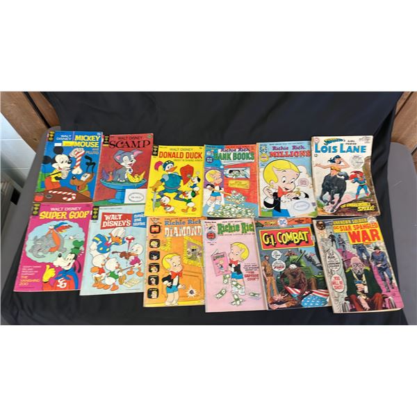 THE ULTIMATE MUSHROOM BOOK & 17 ASSORTED VINTAGE COMIC BOOKS