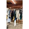 Image 1 : RACK OF ASSORTED LADIES CLOTHING - *RACK NOT INCLUDED*