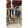 Image 1 : RACK OF ASSORTED CLOTHING, PAJAMAS, BELTS & TIES: *RACK NOT INCLUDED*