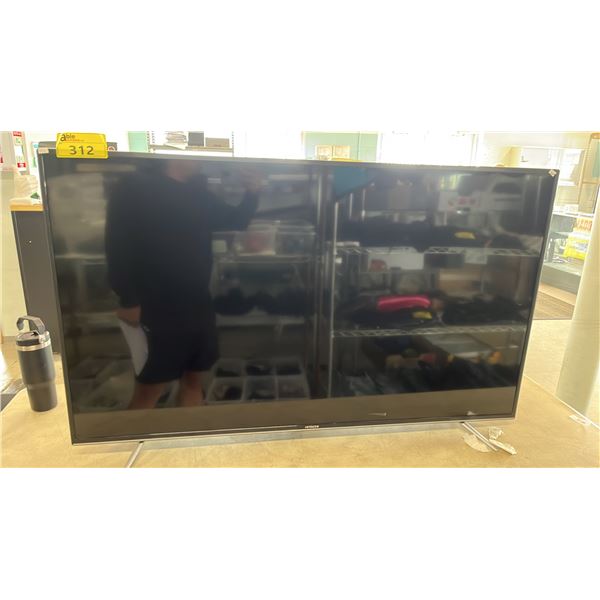 HITACHI 55" LCD TV WITH STAND *NO REMOTE*
