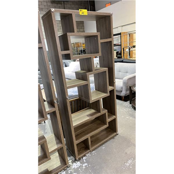 MODERN SHELVING UNIT 32" X 11.5" X 72"