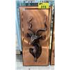 Image 2 : 3D COPPER GAZELLE HEAD WALL PLAQUE & 3D COPPER ANTELOPE HEAD WALL PLAQUE