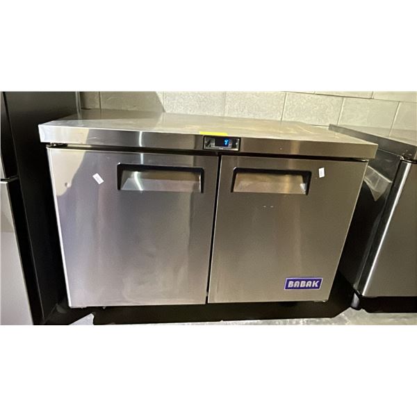 BABAK STAINLESS STEEL COMMERCIAL UNDERCOUNTER FRIDGE OR FREEZER