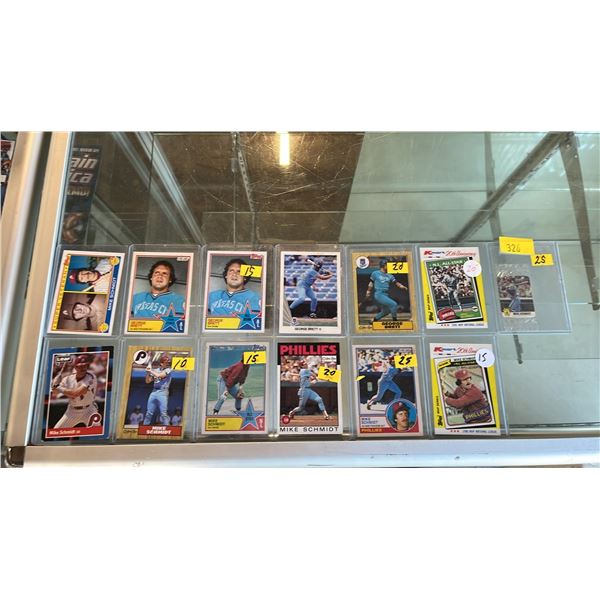 (14) ASSORTED MIKE SCHMIDT BASEBALL CARDS