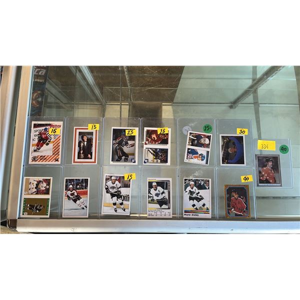 (13) ASSORTED WAYNE GRETZKY HOCKEY CARDS