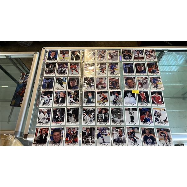 (6) SHEETS OF 9 HOCKY LEGACY WAYNE GRETZKY CARDS
