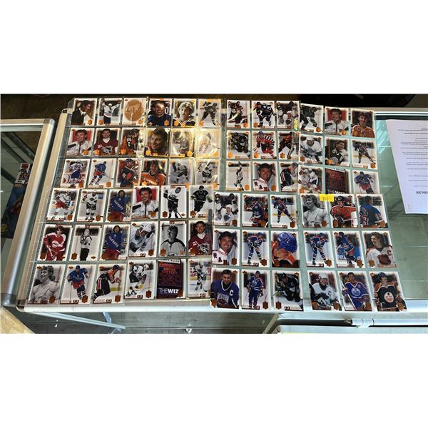 (6) SHEETS OF 9 UPPER DECK WAYNE GRETZKY CARDS