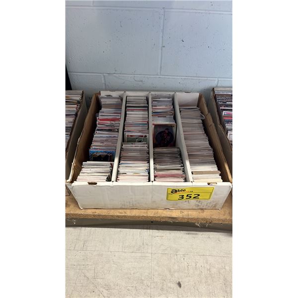 BOX OF ASSORTED HOCKEY TRADING CARDS