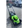 Image 1 : GREENWORKS PRO 80V 21-INCH CORDLESS ELECTRIC LAWN MOWER WITH BATTERIES ( UNKNOWN WORKING CONDITION)
