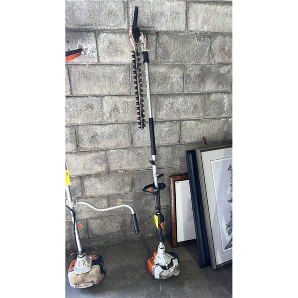 STIHL LONG-REACH GAS POWERED HEDGE TRIMMER