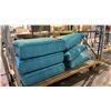 Image 2 : (3) BLUE SEAT CUSHIONS & (3) BLUE BACK/THROW CUSHIONS