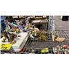 Image 3 : SHELF OF ASSORTED PORCELAIN & RESIN FIGURINES: FAIRIES, BIRDS & TIGERS