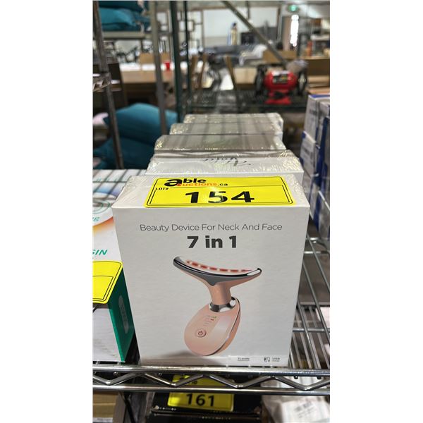 (5) *NEW IN SEALED BOXES* VALEE 7-IN-1 BEAUTY DEVICES FOR FACE & NECK