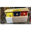 Image 1 : (2) WOOD MONTESSORI-STYLE COLOUR MATCHING EDUCATIONAL TOYS