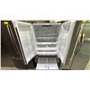 Image 2 : MIDEA STAINLESS STEEL FRENCH DOOR FRIDGE WITH ROLLOUT COOLER, ROLLOUT FREEZER & ICE MAKER 35.5"W