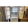 Image 2 : HISENSE STAINLESS STEEL FRENCH DOOR FRIDGE WITH ROLLOUT FREEZER 30"W