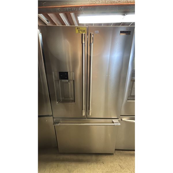 FRIGIDAIRE PROFESSIONAL STAINLESS STEEL FRENCH DOOR FRIDGE WITH ROLLOUT FREEZER & WATER/ICE