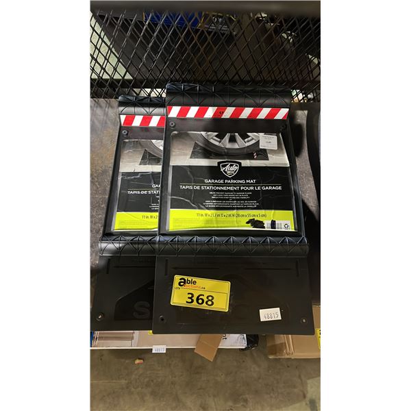 (2) AUTO DRIVE GARAGE PARKING MATS