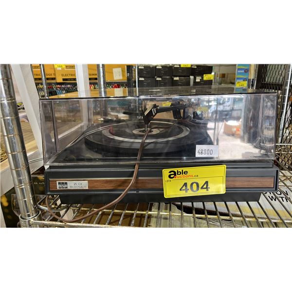 BSR 25 CX MCDONALD TURNTABLE