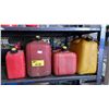 Image 1 : (4) ASSORTED JERRY CANS
