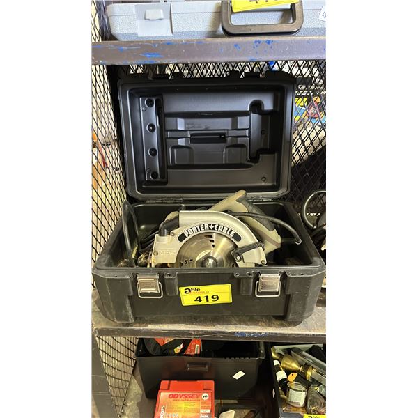 PORTER CABLE ELECTRIC CIRCULAR SAW IN CASE