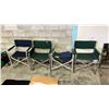Image 1 : (4) FOLDING PORTABLE DIRECTOR'S CHAIRS
