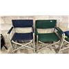 Image 3 : (4) FOLDING PORTABLE DIRECTOR'S CHAIRS