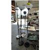 Image 1 : PAIR OF FLOOR LAMPS WITH PLASTIC SHADES