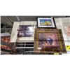 Image 2 : SHELF OF ASSORTED FRAMED ART