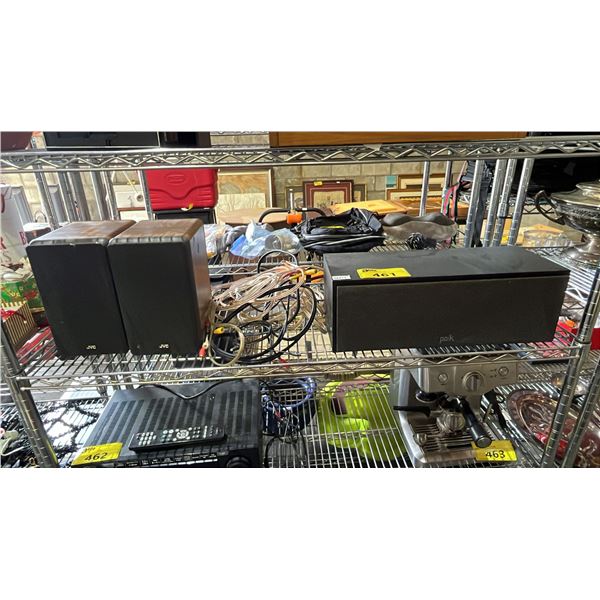 POLK STEREO & (2) JVC STEREOS