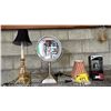 Image 1 : LED MIRROR, TABLE LAMPS, 2 SHADES & MOTOROLA BLUE TOOTH HEADSET
