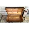 Image 3 : VINTAGE ASIAN CARVED WOOD CHEST: 36.5"L X 17"D X 19"T