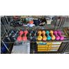 Image 1 : SHELF OF ASSORTED DUMBBELLS