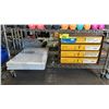 Image 1 : 4-DRAWER METAL HARDWARE CABINET & (4) FILTRETE ELECTROSTATIC AIR CLEANING FILTERS
