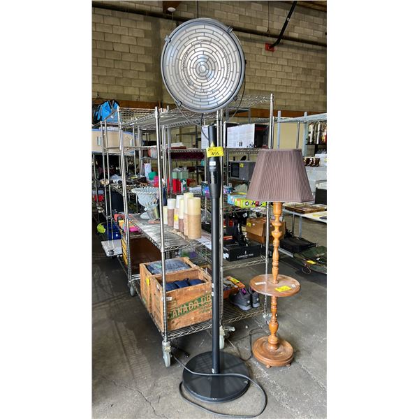SUNRED STANDING ELECTRIC PATIO HEATER *UNKNOWN WORKING CONDITION/MAY BE MISSING PARTS & OR PIECES*