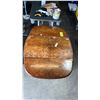 Image 4 : VINTAGE WOOD ROLLING SERVICE CART