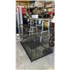 Image 2 : METAL ANIMAL CRATE: APPROX. 35.5"L X 22.5"D X 24"T