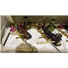 Image 2 : SHELF OF ASSORTED MODERN HOOKAHS WITH BASES AND PIPES