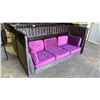 Image 2 : *NEW* VELOUR SOFA WITH CUSHIONS