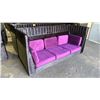 Image 2 : *NEW* VELOUR SOFA WITH CUSHIONS