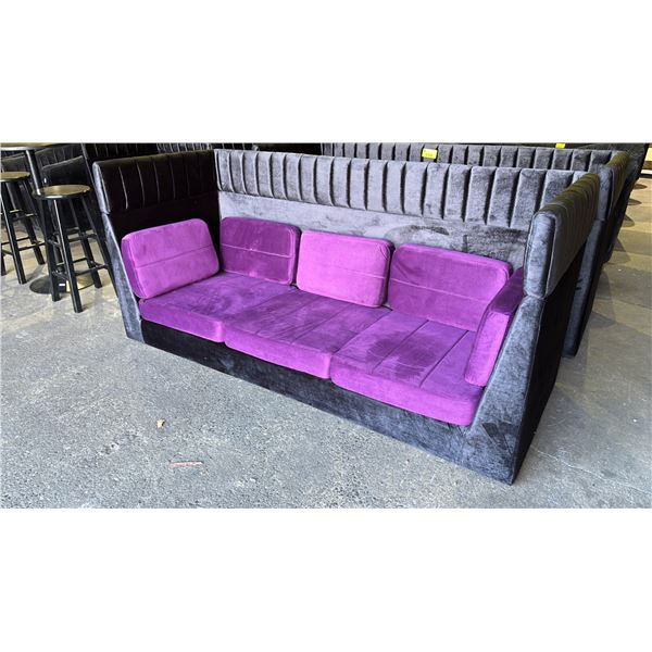 *NEW* VELOUR SOFA WITH CUSHIONS