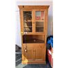 Image 2 : VINTAGE WOOD CORNER HUTCH