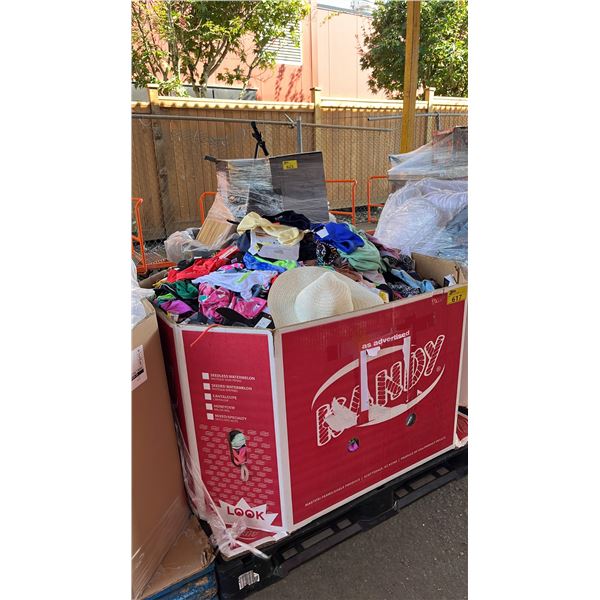 PALLET OF ASSORTED CLOTHING