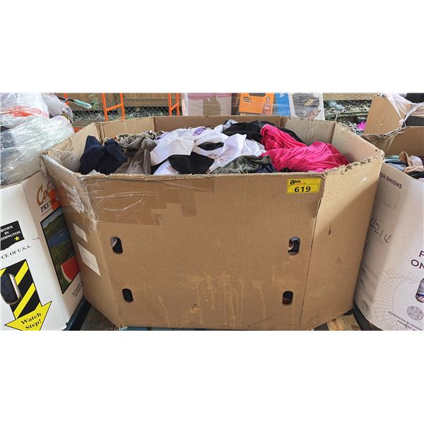 PALLET OF ASSORTED CLOTHING