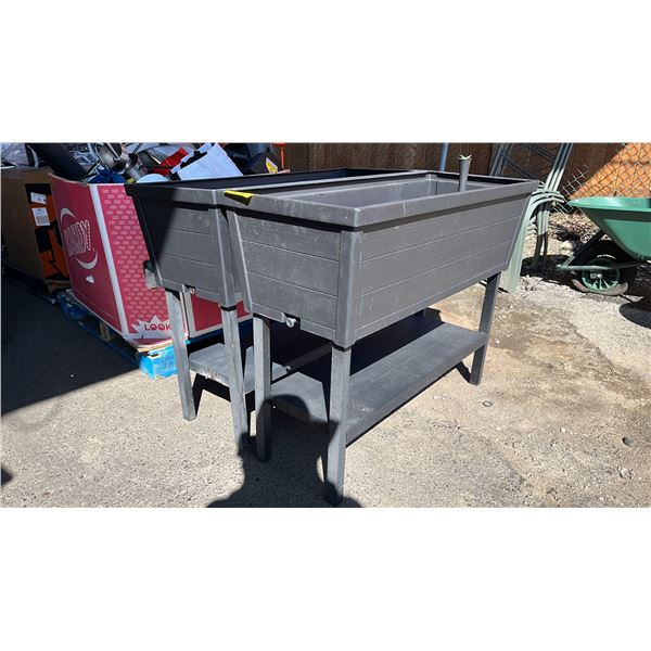 2 HYDROPONICS PLANTERS STAND