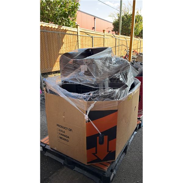 PALLET OF ASSORTED  ITEMS INCLUDING WATER DISPENSERS, KIDS SCOOTER, SPEAKER AND MORE