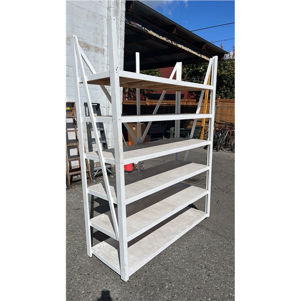 6-TIER WOOD ROLLING BOTTOM DAMAGED