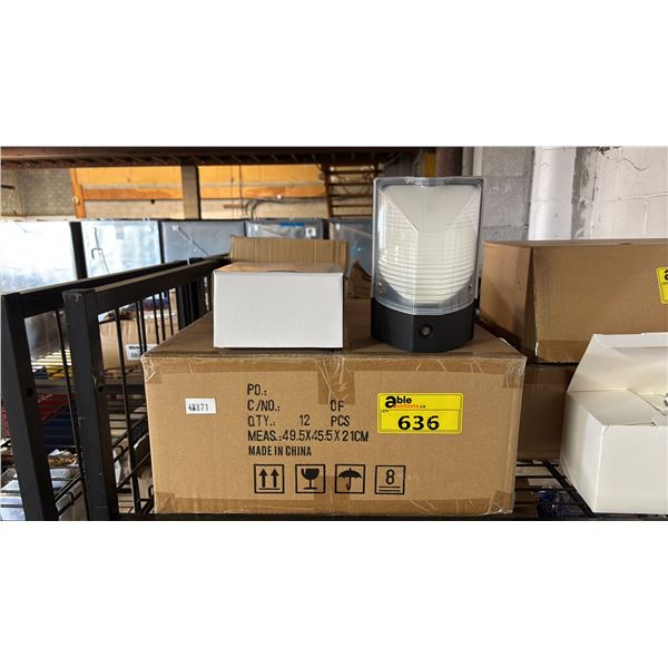 CASE OF 12 LED WALL MOUNTS LIGHT FIXTURES 4000K