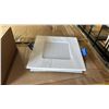 Image 2 : CASE OF 18 4INCH LED SQUARE SLIM PANEL LED LIGHTS