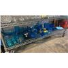 Image 2 : SHELF OF ASSORTED BLUE GLASSWARE